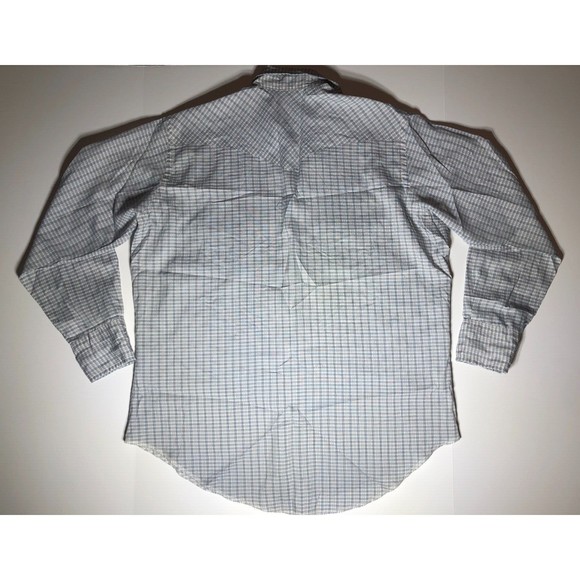 Wrangler Permanent Press Long Tails Single Needle Tailoring Long Sleeve XXL - Picture 11 of 13